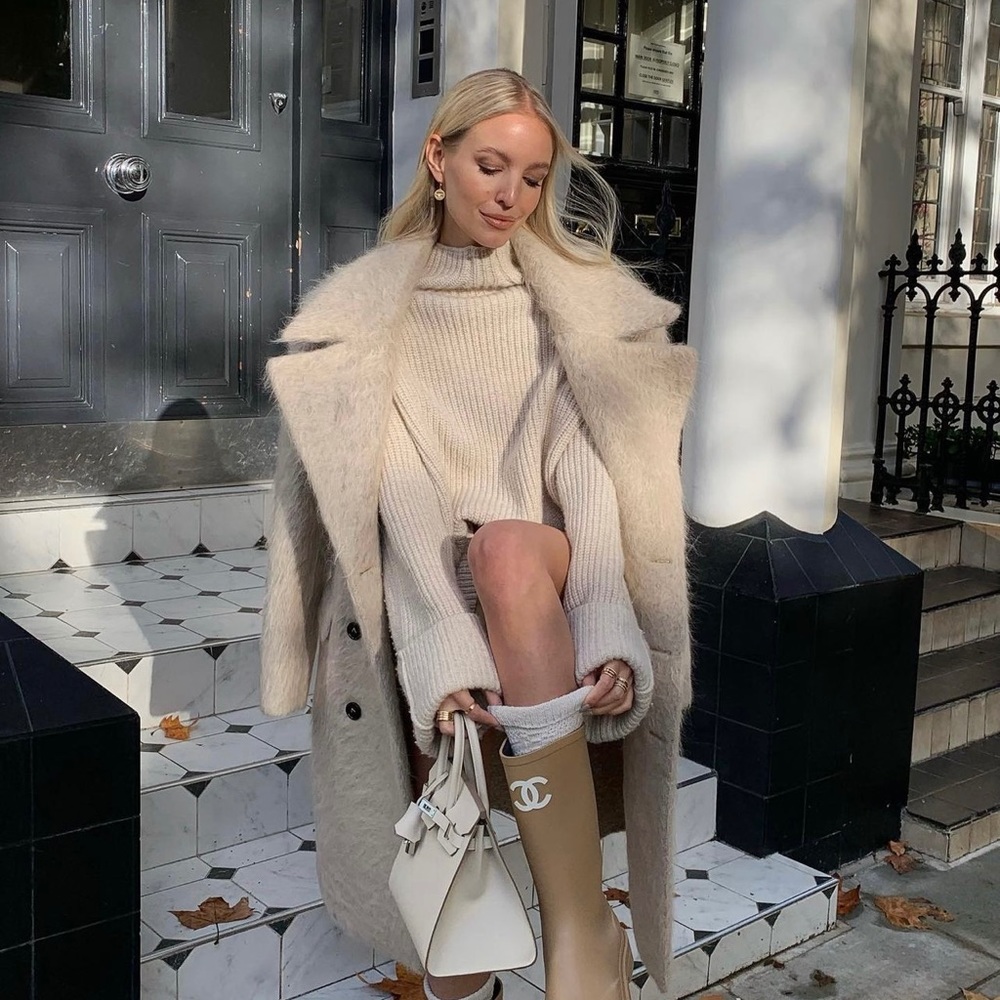 Chanel Rainboots in Beige